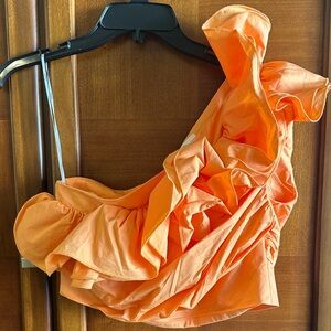 NWOT Elliatt Vibrant Orange Top